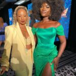 Monique Coleman Instagram - The 6th Annual @heirsofafrika #InternationalWomenofPower awards luncheon was a blessing to everyone who attended!!! We laughed, we cried, we danced, and we healed! We celebrated and adjusted each others crowns so that we can continue to go out into the world and spread more love and light! Bless you @koshiemills for casting this incredible vision and seeing it through year after year ✨👑 Thank you to @blackradiancebeauty for keeping us looking fresh throughout the day! And I’m sending so much to all the QUEENS who were in the room & those around the world! See you next year 👑✨👊🏾 Fit Details: 👗@rebeccacrewsofficial @elselingerie 💎@atranova_by_sheilab 🙏🏾 @maisonpriveepr_la
