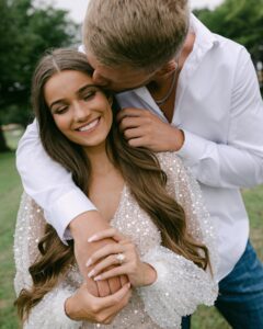Morgan Simianer Instagram - Our rehearsal dinner 🤍 Just wait till you see the wedding photos🥹