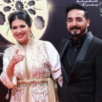 Mounia Lamkimel Instagram - @marrakechfilmfestival @naamanadil 👗: @zor.creations 💪♥️ #redcarpet #festival #cinema #actress #actresshot #couple #light #shining #caftanmoroccan #caftan #mounialamkimel #mounia_lamkimel #سينما #قفطان #قفطان_مغربي #مهرجان #مونية_لمكيمل