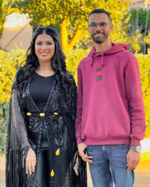 Mounia Lamkimel Instagram - Partners 🖤✔️
@naamanadil 
@rachid.asry 
@mostapha_smihri 
Tenue :l’adorable @zor.creations 
Maquillage et coiffure : le talentueux @halim_barakat_official 

#couple #couples #couplelove #black #blacklove #husbandandwife #ihavethebesthusband #mounialamkimel #mounia_lamkimel #adilnaaman #adil_naaman #machy #machymachy #newbalance #newlook #actor #actress #actresses