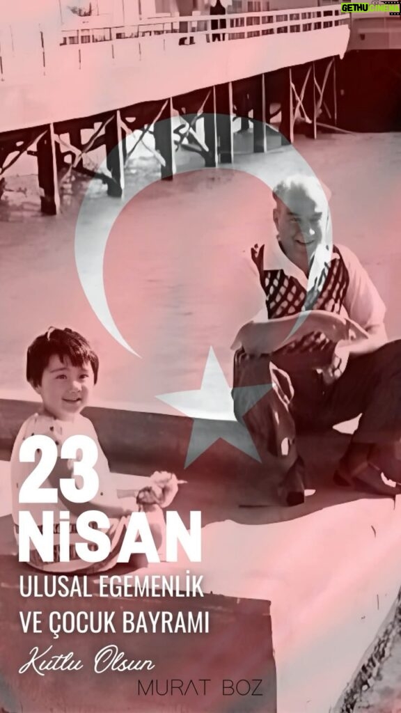 Murat Boz Instagram - Ata’mızın çocuklara armağanı, 23 Nisan Ulusal Egemenlik ve Çocuk Bayramı Kutlu olsun 🇹🇷 #23Nisan #GaziMustafaKemalAtatürk
