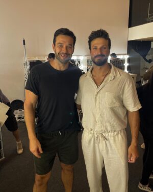 Murilo Cezar Instagram - dia de #tbt vamos de backstage do último desfile do São Paulo Fashion Week por @linovillaventura