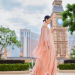 Myolie Wu Instagram - 🐚 👗: @tallermarmo 💍: @swarovski 👠: @giuseppezanotti 💄: @stephenmakeup 💇🏻‍♀️: @lorrainelam @hairculturehk