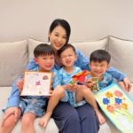 Myolie Wu Instagram - Happy Mother’s Day to me 😁❤️😘🧒🏻🧒🏻🧒🏻 @hakkaphil #brendanyiktinglee #ryanyiklamlee #liamyikwanglee