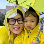 Myolie Wu Instagram - 下雨天也可以玩得很開心🥰❤️🌧️ @hakkaphil #rainyday #brendanyiktinglee #ryanyiklamlee #liamyikwanglee