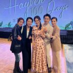 Myolie Wu Instagram - Big congratulations to Bowie and Ben for the 100 days of little Hayven, 祝小寶寶身體健康，聽聽話話，錫曬媽咪爹爹， thank you for having us! 👶🏻❤️ 好開心見到好多好朋友，最開心見返我的野蠻奶奶！ ❤️❤️ @_bowiecheung @benontheroad @yogooloo #袁咕碌
