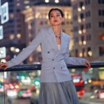 Myolie Wu Instagram - 🩵 👗 @ralphlauren #ralphlauren 💎 @pomellato 💄 @stephenmakeup 💈 @hairculturehk 📸 @dangraphy_