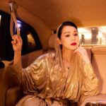 Myolie Wu Instagram - Love this outfit ✨💛👑 👗: @normakamali 💍: @chowtaifookjewellery