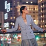 Myolie Wu Instagram - 🩵 👗 @ralphlauren #ralphlauren 💎 @pomellato 💄 @stephenmakeup 💈 @hairculturehk 📸 @dangraphy_