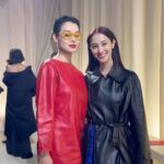 Myolie Wu Instagram - The show made us felt like we were in Switzerland, so dreamy and wild, loved the ding dong bells on the outfits ❤️🛎️ @bally @simonebellotti #bally
