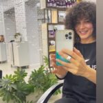 Nada Moussa Instagram - Happiness is a new haircut 😍💇‍♀️ @krissbeautysalons @krisshelou #life #curlyhair #freedom #postivevibes #fun #crazy #travelling