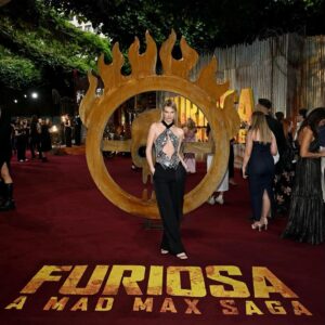 Nadine Leopold Instagram - At the Premiere of FURIOSA Mad Max 🔥 What an incredible movie, you have to go see it 🙌🏼 wearing @davidkomalondon @warnerbrosuk #furiosa