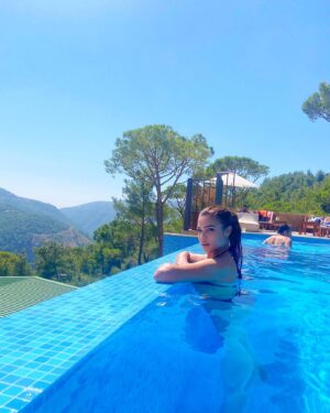 Nahed El Sebai Instagram - Haven on earth 🏔🦋💙