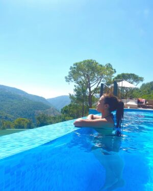 Nahed El Sebai Instagram - Haven on earth 🏔🦋💙