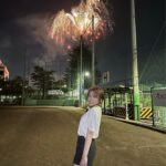 Nako Yabuki Instagram - 人生で初めて隅田川花火大会に行って来ました！！ 綺麗だったなー🥺癒されました🥺✨ (洋服のタグ付けした✒︎)