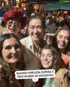 Nany People Instagram - Encantos e Encontros que só o Rio nos dá! Amadas @lilia_cabral @giuliabertolli @cissaguimaraes @fatimabernardes Inspirações pra Vida!!! 🙏🏻❤️🫶🥰🙏🏻