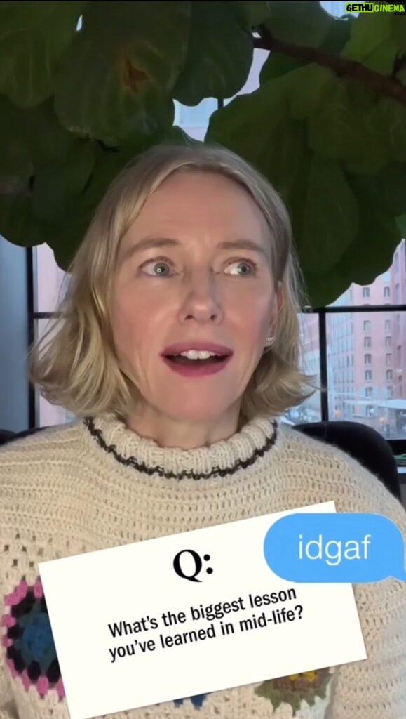 Naomi Watts Instagram - Naomi spills the tea on 5 questions you’ve all been asking. We love an unfiltered queen!👑