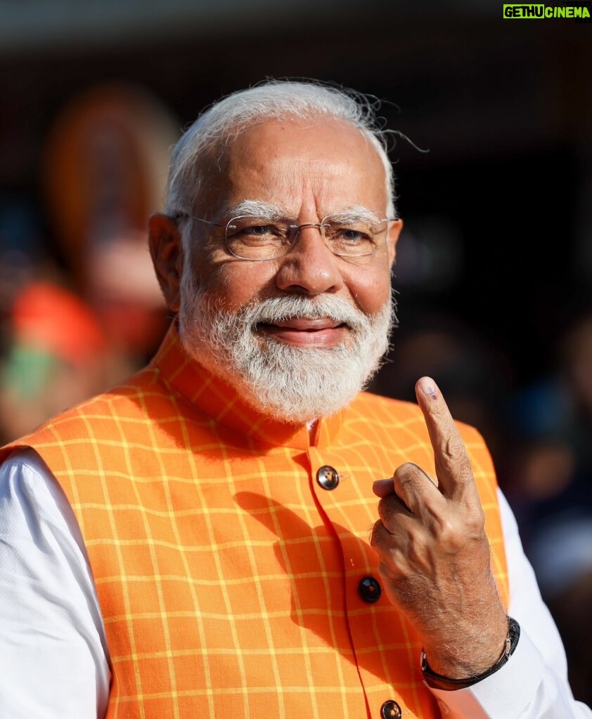 Narendra Modi Instagram - Voted in the 2024 Lok Sabha elections! Urging everyone to do so as well and strengthen our democracy.