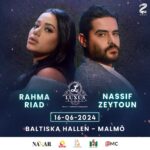 Nassif Zeytoun Instagram - حفل ثاني رح يجمعنا في #السويد 🇸🇪 انتظرونا لنغني ونسهر في مدينة مالمو السويدية يوم الأحد ١٦ حزيران 😍 ‏#NassifZeytoun ‏#RahmaRiad