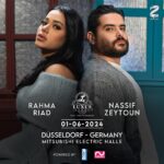 Nassif Zeytoun Instagram - حبايب القلب في #ألمانيا … لاقوني بحفل بيجمعني مع رفيقة الدرب #رحمة_رياض يوم السبت ١ حزيران لنقضي سهرة من العمر 🇩🇪🎤 Who’s ready for an unforgettable night in #DÜSSELDORF ? 🎶 Tickets available at @luxuseventeu للحجز الرابط في البايو 🎫 #NassifZeytoun | #RahmaRiad