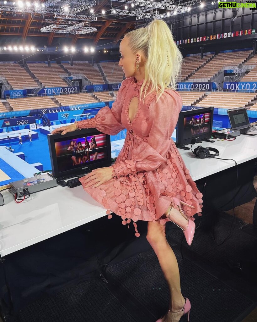 Nastia Liukin Instagram - Only 92 days away from the 2024 Paris Olympic Games!!! So taking a little walk down memory lane by throwing it back to the last Olympic Games (and all my looks) 🧚🏻 CANT WAIT TO SEE YOU IN PARIS! Tag the brands below that you think I should wear to this Olympic Games!!