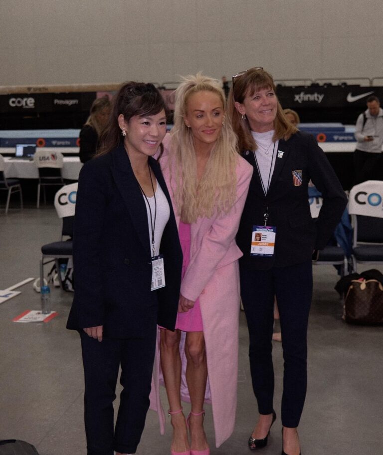 Nastia Liukin Instagram - Had you told me 15 years ago the Nastia Liukin Cup would not only still be happening but also: -would become an event that coaches, staff athletes would tell me it was more important to them to qualify to than their own national championships  -would turn on the tv one day and see an NCAA gymnastics competition on ESPN with the gymnasts name, age, hometown, along with “NASTIA CUP QUALIFIER” in bold letters -would take place in venues across the country in some of the most iconic arenas in the world — hi @thegarden @attstadium Hand on my heart, I really don’t think I would have believed any of these things. Yet this weekend I found myself in the midst of what I thought was, THE most special year, event, and group of all 15. While sharing so much of this event over the years has become something I truly enjoy doing, this year I became a bit overwhelmed with trying to capture all the content and decided I wanted to truly be a little more present - less focused on getting it all captured.  Bc be told - this was ALWAYS for about those girls on the floor. And not just the moments on the floor, but even more so the moments out of the arena. The moments that aren’t ever broadcasted. The moments that are not possible to capture even if you tried. The moments we get to share together that make this entire thing SPECIAL. And that’s exactly what I did. As I gathered the girls one final time after the competition, I thanked them (and much more)— for the first time I got emotional thinking how special this all was. Before the competition I asked them to try to find a moment that day pause for a brief moment and be proud - of themselves for qualifying to what has become the most difficult JO competition to qualify to in USA. I continued to tell them that sure we all want to win- but results here wouldn’t matter as much as the journey experience would. Bc this was never about the final standings, the city and venue, or the design of the leotards that year.  Whether that was in arena or not and seen on social media or not - that was always my hope, dream and goal: creating a special experience - and making them all feel as special as they truly are. Xo NL 🩷
