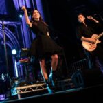 Natalie Imbruglia Instagram - Still overwhelmed by Saturday night at Durham Cathedral. I felt so lucky to sing at this beautiful venue… so intimate …but I still got you on your feet 😆💜🦋 Thanks to all who came and for the energy you gave me. @Latc_uk Special thanks to @_victoriawai_ for the wondering pics on the night! Loved seeing you sing and dance between shots 💃🏽😁🙏🏽💙