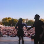 Natalie Imbruglia Instagram - Christchurch thanks for making the last show of the tour so special!! I feel really lucky to have the opportunity to do what I love for a Living… 🍀🍀🍀 @thecorrsofficial 💗 @thetonichilds 💚@germeinsisters 💛Thanks to you all for your energy and kindness.. and to my band and crew and the whole production team for making it all possible every night!! 💜💜💜💃🏽✨ Thanks @elfie_germein for these pics 😘 THANKS @drewmac48 you are a legend ❤️ Styling: @fredericalovellpank 😘 Top: @chopovalowena 💗 Skirt: @nanushka#