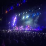 Natalie Imbruglia Instagram - Last night at @qudosbankarena on Tour with @thecorrsofficial THANK YOU SYDNEY 💜💃🏽✨ @germeinsisters @thetonichilds 💚🎉 Styling: @fredericalovellpank ❤️ Leather skirt: @nanushka 📷: @karenrossiter