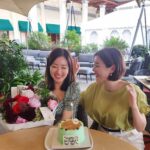Natalie Tong Instagram - I’m so lucky to have ‘you’ in my life 🩷🩷🩷 每一年都送花給我的sweet girl @aimeechan_official 每一年都一定記得我生日還要找特別的餐廳 @x.glolo.x 還有特別遷就我去找vegan餐廳的女孩們 @rabeeayeung @janetchowkawai @carrie.san #NT