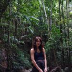 Natasha Liu Bordizzo Instagram - Swam with an eel in a freeeeeezing creek, Saw a golden orb spider the size of a plate, Met a brush turkey who tried to steal our breakfast, Met a few forest spirits, Ate mangoes in the bath, Woke up to laughing kookaburras, Remembered my reasons, Happy holidays from home 💚💚