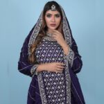 Natasha Majhi Instagram - 🪻💜💜🪻 #mirza #snehnazgill #trendingreels #trendingsongs #viral #ooty #ootd #somamajhiofficial #tradionalwear