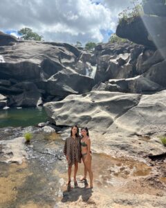 Nathalie Kelley Instagram - ( Portuguese abaixo) 🦋Butterflies, allies, flowers, sacred waters. I will always remember this trip with my film-maker sisters to the sacred homeland of the Ava-Canoeiro people, singing in the car, mourning the soy monocultures, while dreaming of new stories to create a new future. 🦋 Borboletas, aliadas, flores, águas sagradas. Sempre vou me lembrar dessa viagem com minhas irmãs cineastas para a terra sagrada do povo Ava-Canoeiro, cantando no carro, lamentando as monoculturas de soja, enquanto sonhamos com novas histórias para criar um futuro novo. 🦋