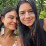Nathalie Kelley Instagram - When I first came across @ninagualinga and her incredible work a few years ago, the idea of visiting her in her village of Sarayaku was a distant dream. That dream was recently made a reality when I was invited to celebrate @ninagualinga’s 30th bday surrounded by her friends, family and ayllu (community). What a privilege for @andresalonso7 and I to wake up and drink Guayusa with her mama, and listen as she interpreted our dreams and shared her wisdom. What bliss to swim in these crystalline waters and appreciate the beauty of a primary rainforest, lovingly managed by the Kichwa community. I know our respective Quechua and Kichwa ancestors were and still are connected by language and culture and by a shared reverence for Pachamama… thank you @ninagualinga @helenagualinga @inayusiren for welcoming me to Sarayaku, the first of many trips I hope to make you this magical part of the Amazon. 🔹And thank you @andresalonso7 for saying yes to this trip of a lifetime. The image of you drinking chicha will be forever embedded in my memory 😂.