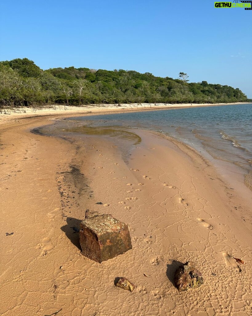 Nathalie Kelley Instagram - This is my Holy Land. These are my Sacred Waters. The Tapajos river and the Alter do Chão aquifer are the source of life for all the living beings who call this part of the Amazon home. For 30 000 years humans have depended on these waters for their survival and mutual thriving… but now it’s difficult to find a part that hasn’t been contaminated by agro-toxins or mercury from gold mining. The governor of this state @helderbarbalho loves to paint himself as a “leader” on climate and sustainability but since 2019 an area over the size of Belgium has been deforested under his watch. He is very careful to silence anyone who dares to criticize him or challenge his blatant greenwashing, but those living here can attest to his failure to protect our waters and forests at time when the Amazon rainforest is inching closer to its tipping point. Fires rage around me as I write this, the river is lower than anyone can remember it… these beautiful photos bely the terrible truth that this vital ecosystem might not make it if companies like @cargill and @proudtobebunge get their way and are allowed to continue their spree of destruction here… they certainly have an ally in @helderbarbalho who can’t wait to give his approval for @cargill’s 3rd soy port. As if two ports for export of monocultures in the most biodiverse place on earth weren’t enough… 🙄 I have a big platform and don’t fear reprisal but believe me, there are people who have been killed for publicly speaking up against these very same forces. I am not afraid. I’m in service to these igarapés, sacred springs, to the swans and river dolphins. I speak for the Waters, for the Soil and the Standing Ones, the trees who nourish us with food and oxygen daily. I’ll be back with more reports, more details, more evidence. But with COP around the corner I want you all to keep your attention on people/companies like @helderbarbalho @cargill @proudtobebunge. What they say vs what they actually do. 👀 We are watching. 🏹