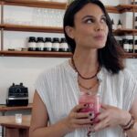 Nathalie Kelley Instagram - Do you put a lot of thought into which plant-based milk to buy? I do. See, the almond industry guzzles up an enormous amount of water and those monocultures are really bad for the bees! Soy monocultures are driving deforestation in the Amazon and most cashews on the market have been linked to slave-like labor conditions in Vietnam. Enter Bamnut! @Whatiffoods Bambara groundnut is an ancient regenerative miracle crop that can grow in poor soil conditions and arid climates without needing fertilizers or pesticides. Growing this crop requires very little water plus it’s long roots help fix nitrogen in the soil so its a vital part of soil restoration. This yummy supernut is also packed with plant-based protein containing all 9 amino-acids, low calorie carbs, prebiotic fibres, vitamins & minerals, healthy fats. It’s a plant based milk that’s super healthy and nutritious for you AND the soil! Find @whatiffoods BamNut milk at @sprouts stores nationwide in the US or order online! 🌈 shout out to @orchardstlove for their amazing tremella mushroom powder and letting me play in their kitchen lab to concoct this yummy recipe. And @estiloemporio for the yummiest linen threads. 🫶🏽