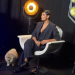 Nawell Madani Instagram - « La chanson secrète » ce soir sur @tf1 Merci pour ce magnifique cadeau ♥️ Hair @kenzo_hairstylist Make up & stylisme @naby_madani
