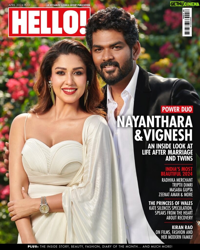 Nayanthara Instagram - #HELLOCover: Presenting the powerhouse couple, superstar Nayanthara (@nayanthara) and her director-husband, Vignesh Shivan (@wikkiofficial), on the cover of our April issue. Despite their status as two of South India’s biggest film personalities, their touching bond shines through the kind of tenderness that warms the hearts of all who witness it. In our exclusive interview, the duo reminisces about their journey from sets to soulmates. Get your copy of the April issue from the link in the bio to read it all. Interview: Nayare Ali @nayareali Photos: Prabhat Shetty @prabhatshetty Creative Direction & Styling: Amber Tikari @ambertikari Hair: Archana Naik @archannaa_7 Make-Up: Prakruti Ananth @prakatwork Location Courtesy: Taj Fisherman’s Cove Resort & Spa, Chennai @tajfishermanscove Wardrobe: Micro pleated moulded bustier, matched with a plissé draped skirt and shoulder drape in mineral jersey by @amitaggarwalofficial, complemented by earrings from Outhouse. Vignesh wears a panelled velvet tuxedo paired with a satin cotton shirt and velvet pants, also by @amitaggarwalofficial #nayanthara #vigneshshivan #couplegoals #superstars #southstar (Nayanthara, Vignesh Shivan, April Cover, Magazine Cover)