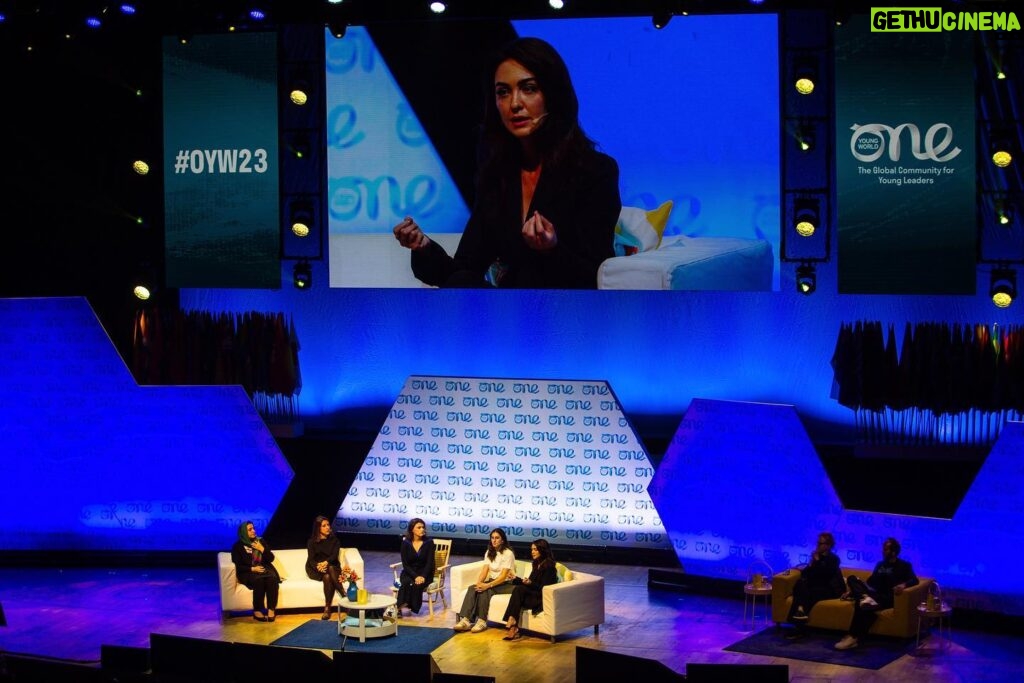 Nazanin Boniadi Instagram - I attended @oneyoungworld to share my journey in activism, but left having learned far more than I could possibly impart. While dictators are platformed at the UN, this summit belongs to the young leaders of the world who are impacting positive change. Courage surrounded me as I joined fellow panelists Hasina Safi, Nazanin Zaghari-Ratcliffe, @marziehhamidi.official to discussed the plight of Afghan and Iranian women. Special thanks to moderator and OYW Managing Director @ellarobertson_ . After a powerful keynote by mental health advocate @lucyhale, I was honored to introduce delegate David Johnson to speak. At 24, he is not only in his final year of medical school, but also founder and president of @letsunpackitco, a youth led movement to build hope, end stigma and demand action to make mental health a reality for Caribbean youth. I also feel immensely empowered and filled with hope after an intimate discussion with leading delegates from across the world. Among them, @crystalasige (Member of Parliament Kenya), @samuelcogolati (Member of the Chamber of Representatives or Belgium), and Anxhela Bruci (anti-human trafficking advocate). These are not just the leaders of tomorrow, they are leading today! Which is why the future looks so bright.