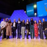 Nazanin Boniadi Instagram - I attended @oneyoungworld to share my journey in activism, but left having learned far more than I could possibly impart. While dictators are platformed at the UN, this summit belongs to the young leaders of the world who are impacting positive change. Courage surrounded me as I joined fellow panelists Hasina Safi, Nazanin Zaghari-Ratcliffe, @marziehhamidi.official to discussed the plight of Afghan and Iranian women. Special thanks to moderator and OYW Managing Director @ellarobertson_ . After a powerful keynote by mental health advocate @lucyhale, I was honored to introduce delegate David Johnson to speak. At 24, he is not only in his final year of medical school, but also founder and president of @letsunpackitco, a youth led movement to build hope, end stigma and demand action to make mental health a reality for Caribbean youth. I also feel immensely empowered and filled with hope after an intimate discussion with leading delegates from across the world. Among them, @crystalasige (Member of Parliament Kenya), @samuelcogolati (Member of the Chamber of Representatives or Belgium), and Anxhela Bruci (anti-human trafficking advocate). These are not just the leaders of tomorrow, they are leading today! Which is why the future looks so bright.