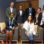 Nazanin Boniadi Instagram - I attended @oneyoungworld to share my journey in activism, but left having learned far more than I could possibly impart. While dictators are platformed at the UN, this summit belongs to the young leaders of the world who are impacting positive change. Courage surrounded me as I joined fellow panelists Hasina Safi, Nazanin Zaghari-Ratcliffe, @marziehhamidi.official to discussed the plight of Afghan and Iranian women. Special thanks to moderator and OYW Managing Director @ellarobertson_ . After a powerful keynote by mental health advocate @lucyhale, I was honored to introduce delegate David Johnson to speak. At 24, he is not only in his final year of medical school, but also founder and president of @letsunpackitco, a youth led movement to build hope, end stigma and demand action to make mental health a reality for Caribbean youth. I also feel immensely empowered and filled with hope after an intimate discussion with leading delegates from across the world. Among them, @crystalasige (Member of Parliament Kenya), @samuelcogolati (Member of the Chamber of Representatives or Belgium), and Anxhela Bruci (anti-human trafficking advocate). These are not just the leaders of tomorrow, they are leading today! Which is why the future looks so bright.