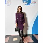 Nazanin Boniadi Instagram - A few clips from my spotlight interview at the @parispeaceforum on November 11, 2023. Thanks to Deputy Director General Fabienne Hara, moderator Essie Assibu, and all organizers for inviting me to talk about ‘Women’s Rights and Democracy’ and to highlight the plight of the Iranian people. Full interview at the link in bio. #WomanLifeFreedom