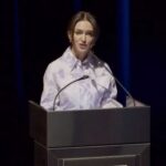 Nazanin Boniadi Instagram - I’m grateful to @iranrights for providing this powerful testimony from a brave survivor of the Islamic Republic’s brutality. I shared it as part of my @sydneypeacefoundation lecture at the @wheelercentre in Melbourne. Co-hosted by @amnestyaustralia and @rmituniversity. #WomanLifeFreedom