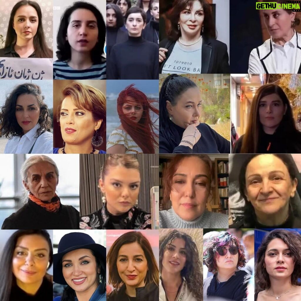 Nazanin Boniadi Instagram - شیرزنان بازیگر Prominent Iranian actresses have been banned from working by the Islamic Republic regime because they defied the compulsory hijab and supported protests in Iran. Some have proactively said they are willing to give up acting but protect their professional dignity. I’m in awe of their courage. #WomanLifeFreedom #KatayounRiahi #TaranehAlidoosti #HengamehGhaziani #PanteaBahram #VishkaAsayesh #BaranKosari #PegahAhangarani #MaryamBoubani #ShabnamFarshadjoo #DonyaMadani #GolabAdineh #RonakYoonesi #FatemehMohamedArya #ShaghayeghDehghan #AfsanehBayegan #PardisAfkari #AbanAskari #SoheilaGolestani #ChakamehChamanmah #ShivaEbrahimi