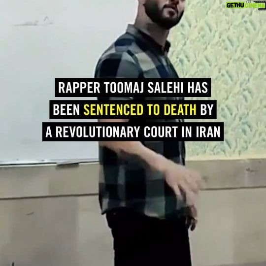 Nazanin Boniadi Instagram - Rapper Toomaj Salehi has been sentenced to death by a Revolutionary Court in Iran. Toomaj was first arbitrarily arrested on 31 October 2022. According to an informed source, he has been subjected to torture and other ill-treatment, including being held in prolonged solitary confinement. His conviction relates to exercising his right to freedom of expression in his music and social media posts where he denounces the Islamic Republic and calls for freedom and human rights. Iranian authorities must quash Toomaj Salehi’s conviction and his death sentence and release him immediately.