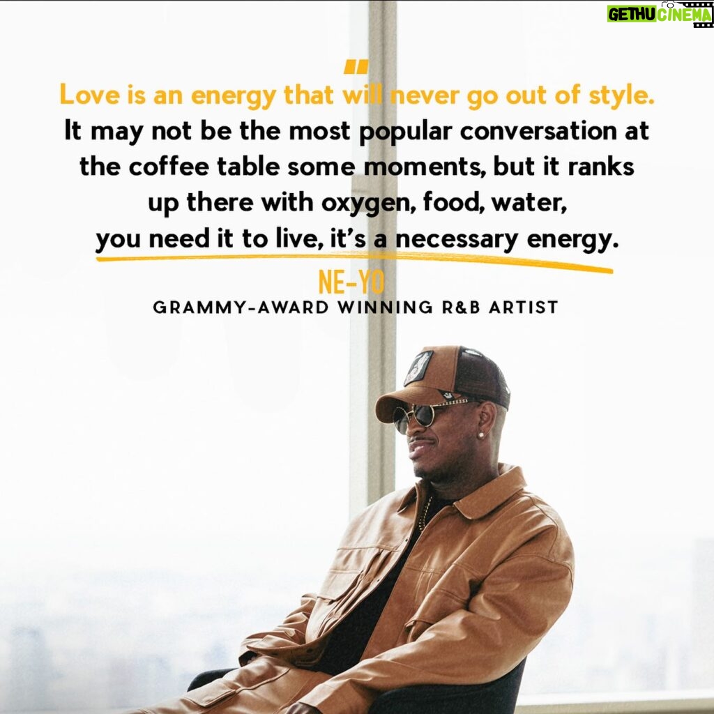 Ne-Yo Instagram - My interview with @thepivot is now LIVE! We touched on so many great topics. Go check it out!!