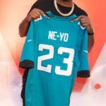 Ne-Yo Instagram - During our stop in Jacksonville, I stopped by the @jaguars training facility. Let's just say I got drafted on the spot! 😂🤣 🎥: @christianngilchrist