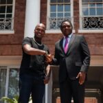Ne-Yo Instagram - Thank you President Hichilema for the warm welcome to Zambia. 🇿🇲 📸: @christianngilchrist