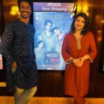 Neelanjona Neela Instagram - 2nd day of hall visit at cineplex… Shyamakabya Running successfully at cinema hall @neelanjona_neela