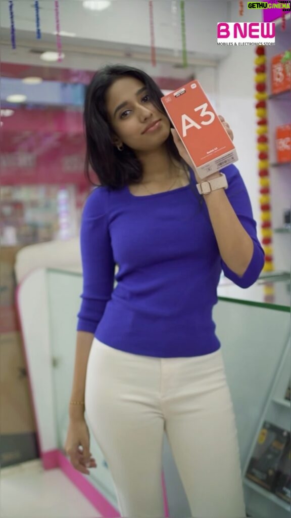 Neha Chowdary Endluri Instagram - 📱 Step into the Future with Redmi A3! ✨ Experience the Redmi A3’s sleek, stylish, and stunning design with the all-new Premium Halo Design. Stand out from the crowd with its eye-catching aesthetics and vibrant colors. Choose from three beautiful hues that complement your unique style. 🎨 Immerse yourself in breathtaking visuals with the 90Hz Smooth Display, delivering a seamless viewing experience for your favorite content. 💻 With up to 6GB 6GB* RAM, the Redmi A3 ensures seamless multitasking, allowing you to switch between apps effortlessly and stay productive throughout the day. 🔋 Stay powered up all day long with the massive 5000mAh battery, providing reliable performance and extended usage without the need for frequent charging. 🛡️ Built to last, the Redmi A3 features Corning Gorilla Glass 3 for enhanced durability and protection against everyday wear and tear. Starting from just ₹6999*, the future is now with Redmi A3. Don’t miss out on this incredible opportunity to embrace cutting-edge technology and elevate your mobile experience. Visit BNEW Mobiles or call 040 48491111 to make the Redmi A3 yours today! #RedmiA3 #FutureTech #bnewmobiles #newmobilephone #smartphonesinindia #trendingsmartphones #ad